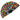 Confetti Rave Bamboo Folding Hand Fan / Clack Fan - Large - Daftboy
