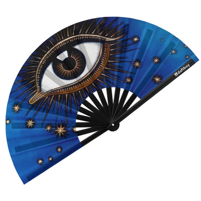 Exhibition Poster by Franz von Stuck Rave Bamboo Folding Hand Fan / Clack Fan - Large
