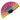Gurrrl Rave Bamboo Folding Hand Fan / Clack Fan - Large - Daftboy