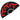 Lobster by Paul Iribe Rave Bamboo Folding Hand Fan / Clack Fan - Large - Daftboy