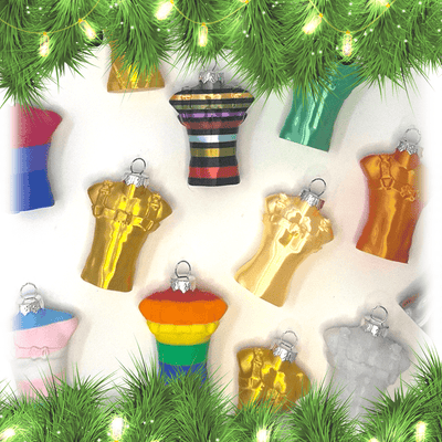 Mini Random Harness Holiday Christmas Ornament Set