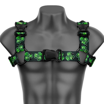 Shamrock Bulldog Handmade Fashion Vegan Unisex Harness - Daftboy