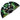 Shamrock Rave Bamboo Folding Hand Fan / Clack Fan - Large - Daftboy