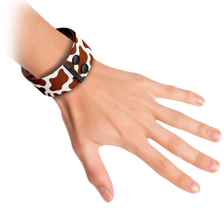 Brown Cow Stunning Thicc Cuff Bracelet On Hand
