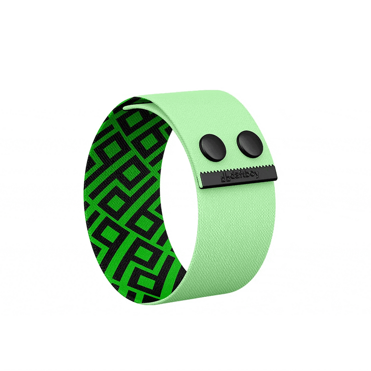 Glow In The Dark Thicc Cuff Bracelet Back View