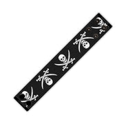 Jolly Roger Pirate Thicc Cuff Bracelet Flat Strap