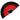 Black to Red Ombré Core Rave Bamboo Folding Hand Fan / Clack Fan - Large - Daftboy