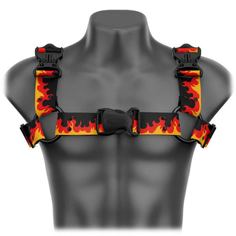 Fire Bulldog Handmade Fashion Vegan Unisex Harness - Daftboy