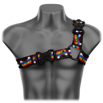 Gaymer Asymmetrical Handmade Fashion Vegan Unisex Harness - Daftboy