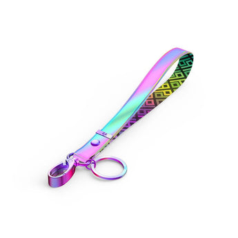 Glow Fluid Fantasy Key Clip Wristlet - Daftboy