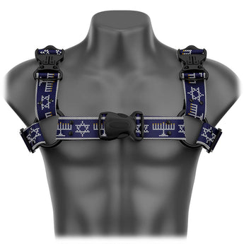 Hanukkah Sweater Bulldog Handmade Fashion Vegan Unisex Harness - Daftboy