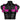 Hawt Pink Glitter Glam Bulldog Handmade Fashion Vegan Unisex Harness - Daftboy