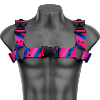 Pride Bisexuality Bulldog Handmade Fashion Vegan Unisex Harness - Daftboy