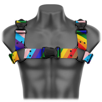 Pride Inclusion Bulldog Handmade Fashion Vegan Unisex Harness - Daftboy