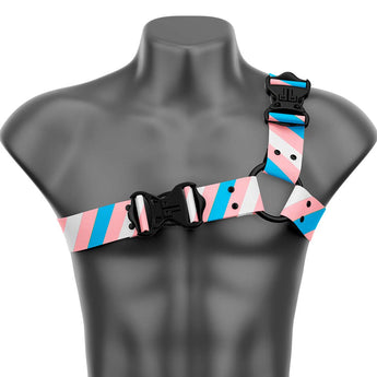 Pride Transgender Asymmetrical Handmade Fashion Vegan Unisex Harness - Daftboy