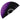 Purple to Black OmbrΓ© Rave Bamboo Folding Hand Fan / Clack Fan - Large - Daftboy