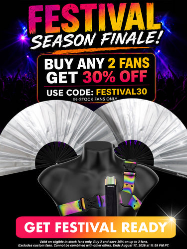 Buy 2 and save 30% on up to 2 fans with code FESTIVAL30 Excludes custom fans. Cannot be combined with other offers. Ends August 17, 2026 at 11:59 PM PT.