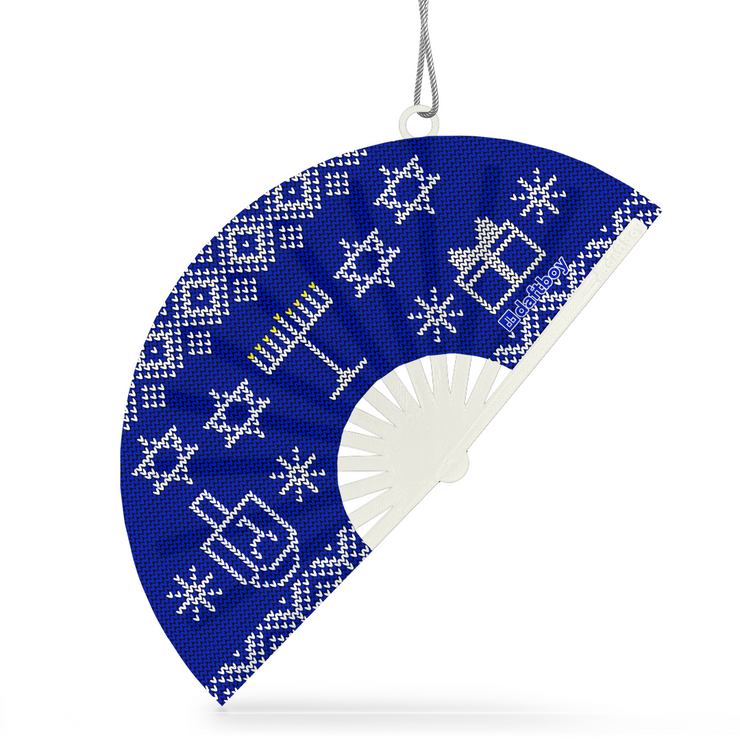 Hanukkah Sweater Fan Ornament