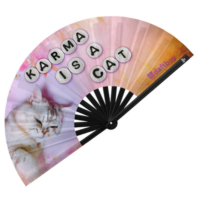 Karma Is A Cat Clack Fan
