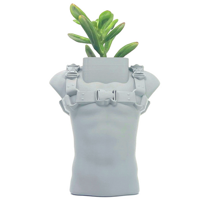 Plant Daddy in Straps Statue Stand For 2 Inch Planter