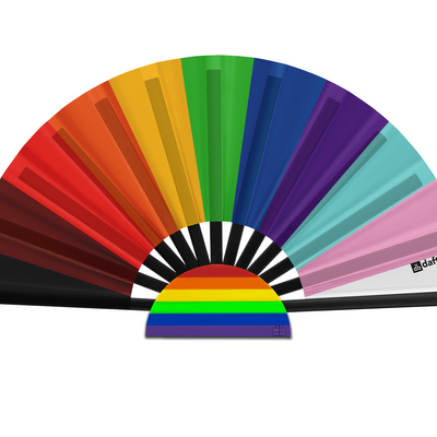 Pride Classic Flag Clack Fan Display Stand