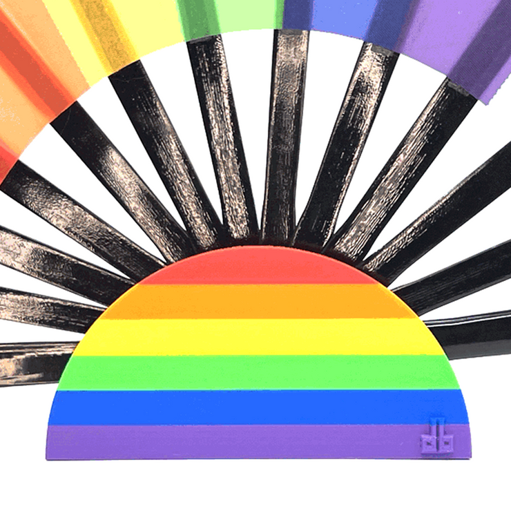 Pride Classic Flag Clack Fan Display Stand