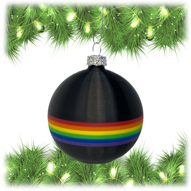 Retro Black Pride 3D Holiday Christmas Ornaments