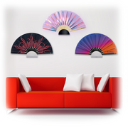 Wall Mounted Clack Fans Via The Daftboy Clack Fan Display Stand