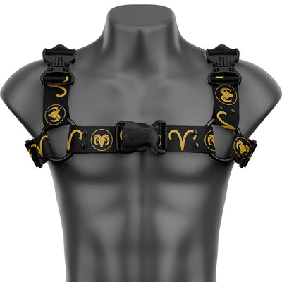 Aries Bulldog Handmade Fashion Vegan Unisex Harness - Zodiac Collection