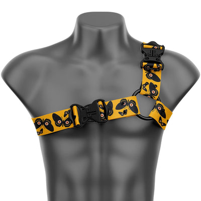 Black Butterfly by Leonetto Cappiello Asymmetrical Handmade Fashion Vegan Unisex Harness