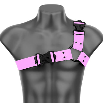 Blush And Bashful Beyond Basic Asymmetrical Handmade Fashion Vegan Unisex Harness - Daftboy