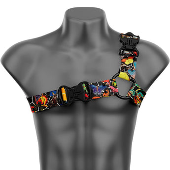 Butterflies Asymmetrical Handmade Fashion Vegan Unisex Harness - Daftboy