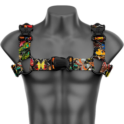 Butterflies Bulldog Handmade Fashion Vegan Unisex Harness
