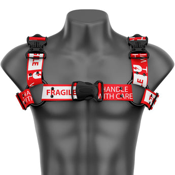 FRAGILE Bulldog Handmade Fashion Vegan Unisex Harness - Daftboy