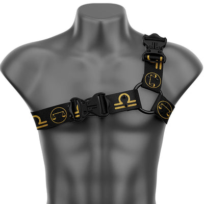 Libra Asymmetrical Handmade Fashion Vegan Unisex Harness - Zodiac Collection