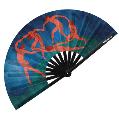 Dance by Henri Matisse Rave Bamboo Folding Hand Fan / Clack Fan - Large