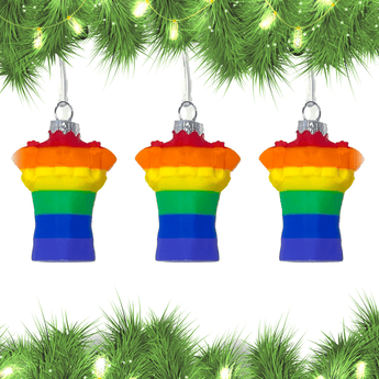 Mini Classic Pride Harness Holiday Christmas Ornament Set - Daftboy