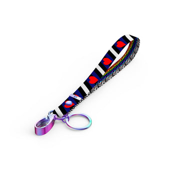 Pride Leather Flag Key Clip Wristlet - Daftboy