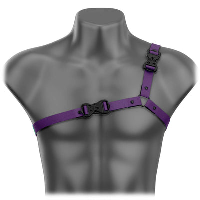 Purple Beyond Basic Ultra-Thin Asymmetrical Handmade Fashion Vegan Unisex Harness