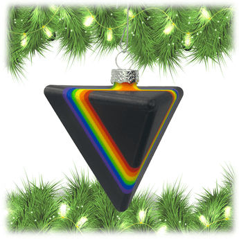 Retro Black Pride 3D Holiday Christmas Ornaments - Daftboy