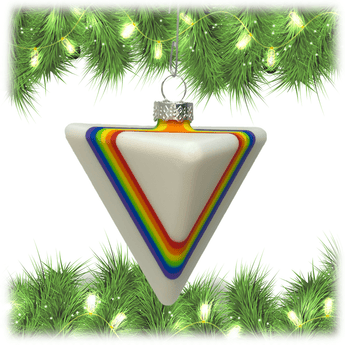 Retro Pride 3D Holiday Christmas Ornaments - Daftboy
