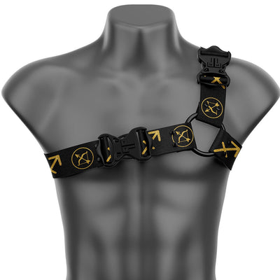 Sagittarius Asymmetrical Handmade Fashion Vegan Unisex Harness - Zodiac Collection