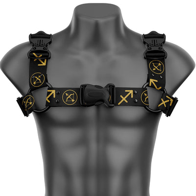 Sagittarius Bulldog Handmade Fashion Vegan Unisex Harness - Zodiac Collection