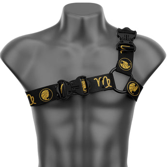 Virgo Asymmetrical Handmade Fashion Vegan Unisex Harness - Zodiac Collection - Daftboy