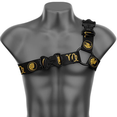 Virgo Asymmetrical Handmade Fashion Vegan Unisex Harness - Zodiac Collection