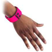 Hawt Pink Beyond Basic Thicc Cuff Bracelet On Hand