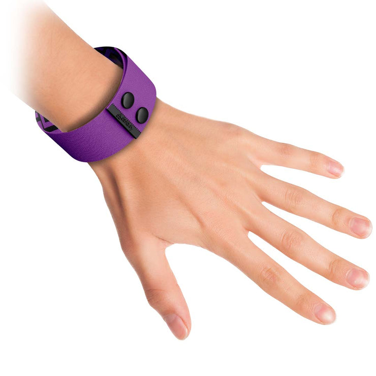 Purple Beyond Basic Thicc Cuff Bracelet On Hand