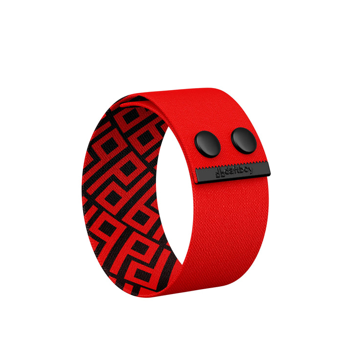 Red Beyond Basic Thicc Cuff Bracelet Back View