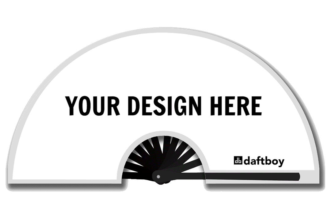 Design Your Custom Large Folding Clack Rave Fan – Daftboy