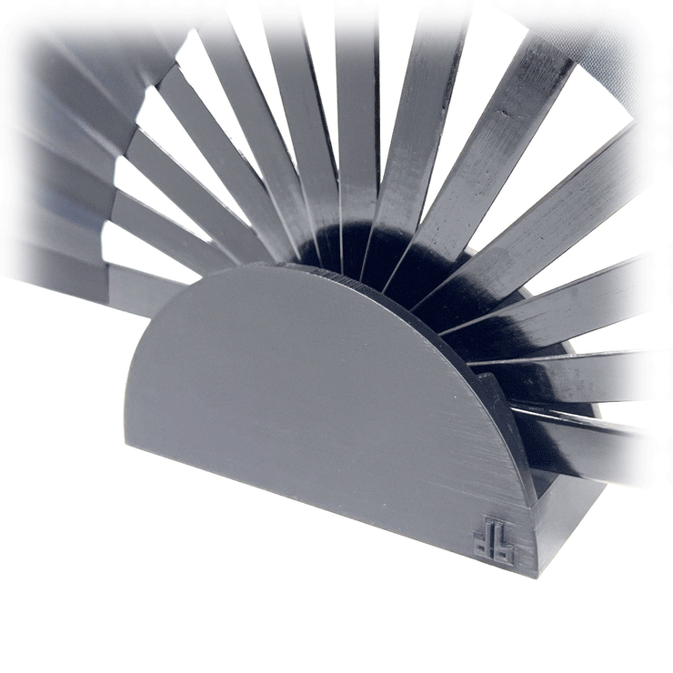 Clack Fan Sliding Into Display Stand